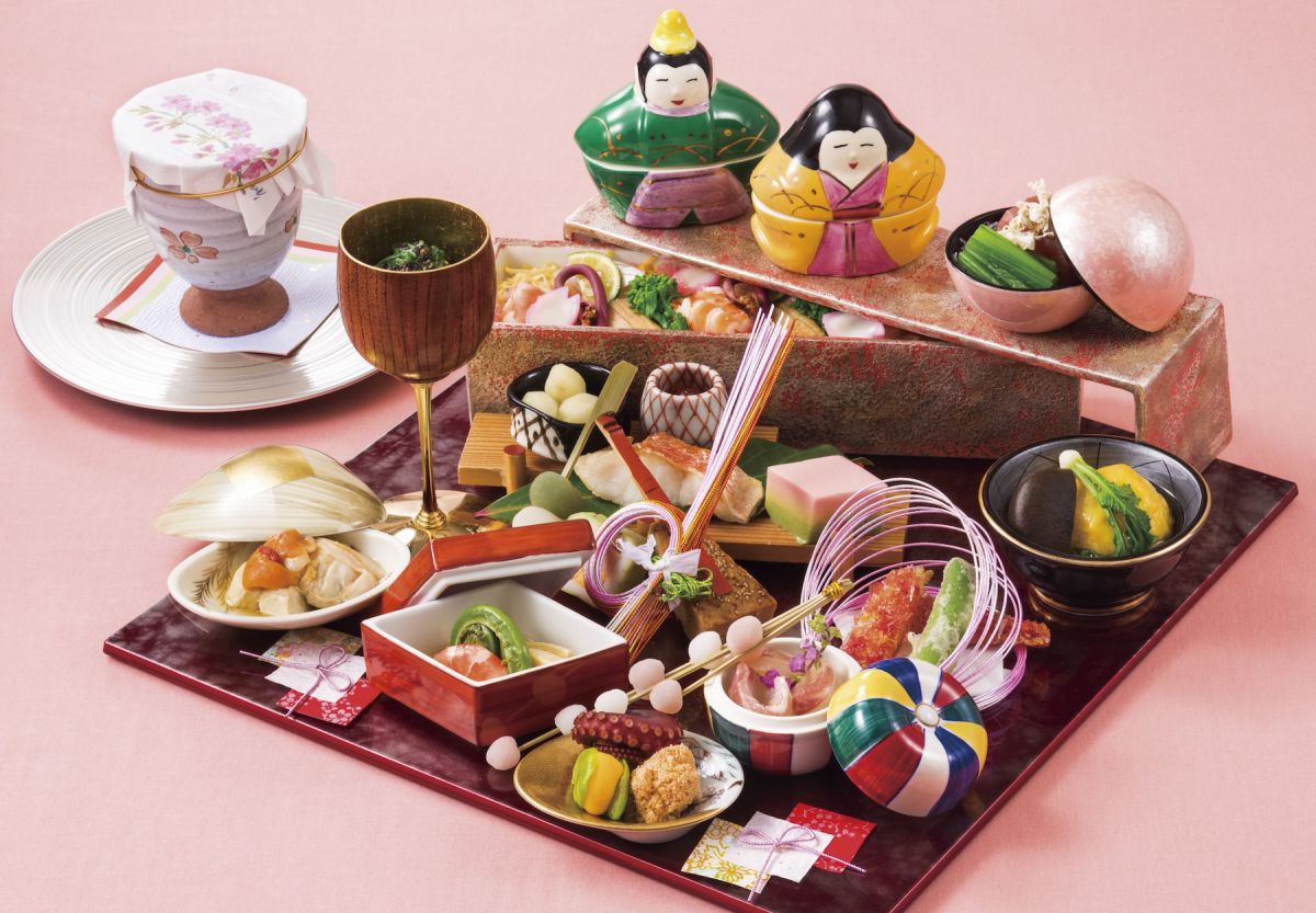 日本料理『旬彩』の「ひなまつり御膳（3800円）」 ※1日20食限定