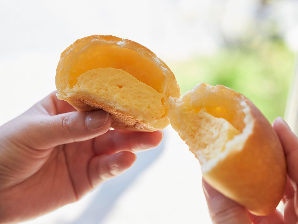 大阿蘇牛乳でつくったカスタードクリームパン 172円