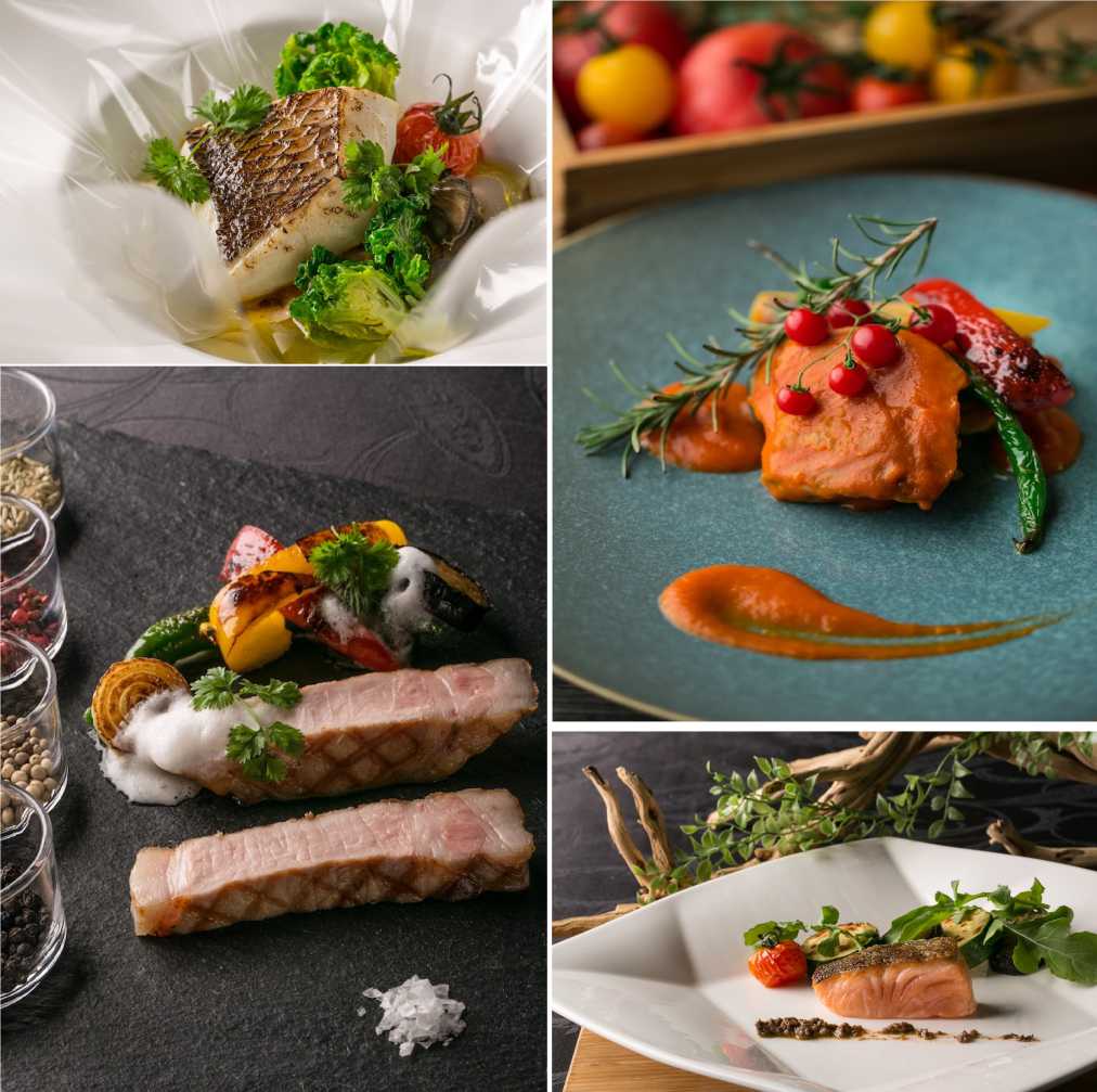 ラグジュアリープランで選べる4つのお料理
