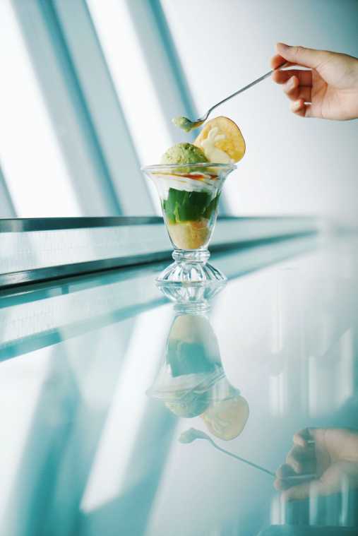 こちらも秋限定の、お月見パフェ780円