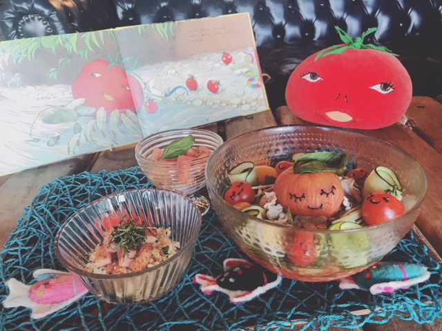 ああ、つめたい！なんともきもちいいトマトラーメンセット 1900円