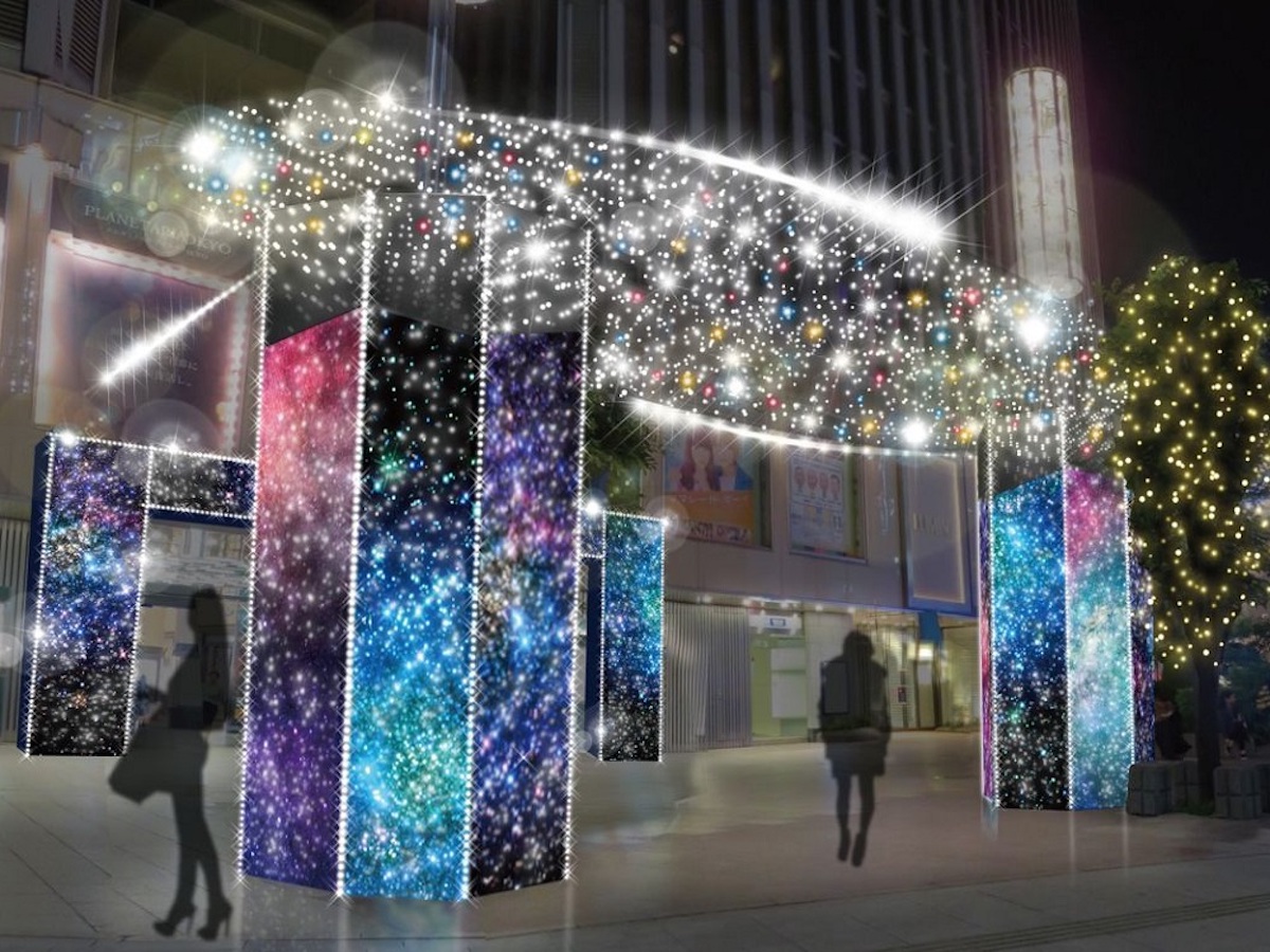 都会で輝く星空イルミを観に行こう。有楽町マリオン「Starry sky 2018-2019」