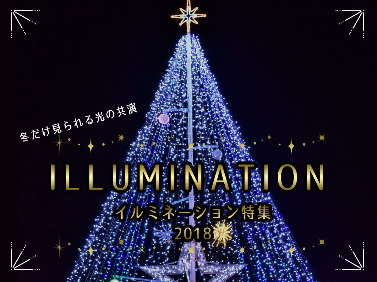 冬だけ見られる光の共演。イルミネーション特集2018