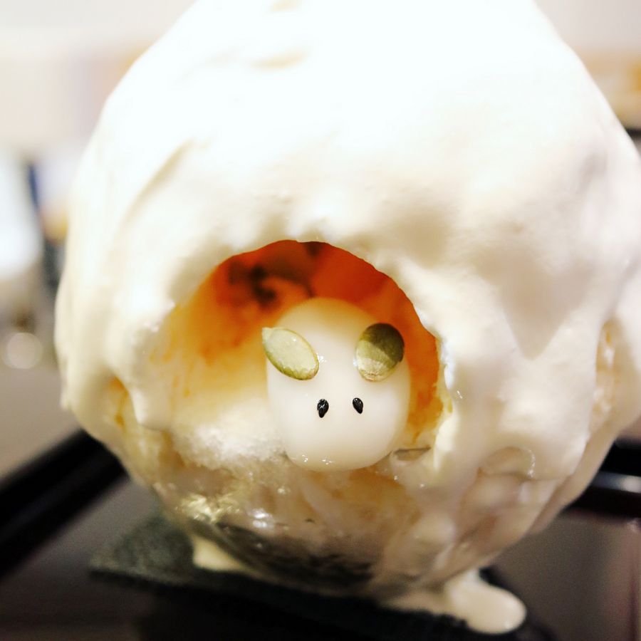 冬季・数量限定「かまくら かき氷」 1080円（税込）