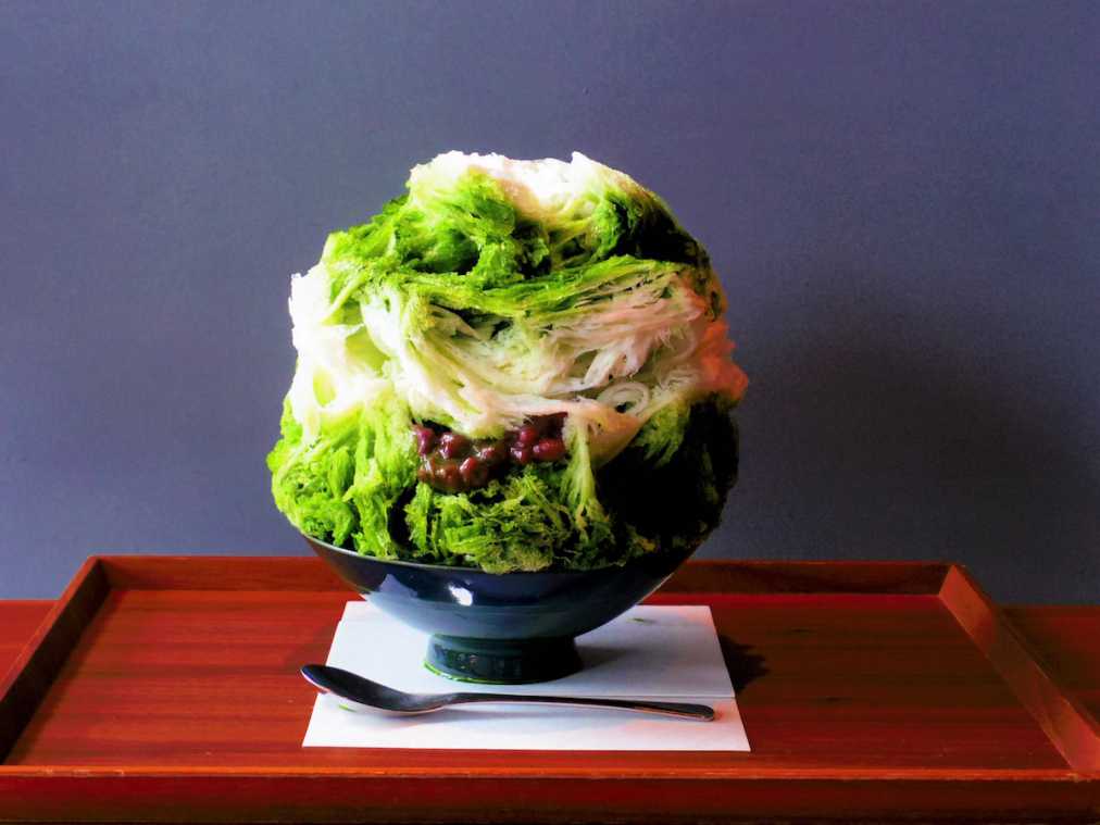 老舗お茶屋が作る「無重力かき氷」。ふわりと一瞬で消える味わいに感動！
