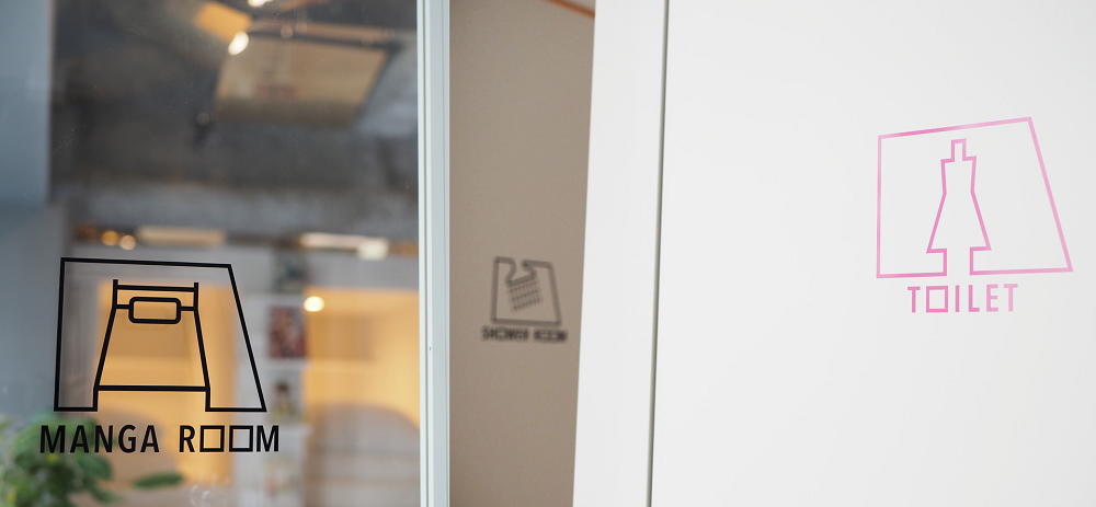 マンガのコマをイメージさせるアイコンもかわいい