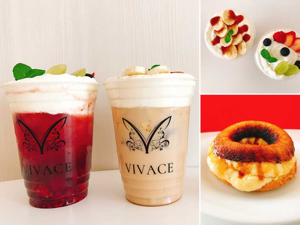 紅茶党に朗報！「VIVACE trend café」のクリームとフルーツたっぷりの食べる紅茶！