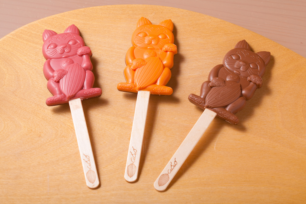 加加阿ちゃんスティックチョコレート　1本399円（税別）