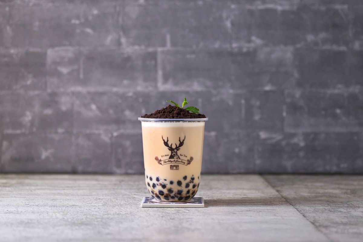 盆栽タピオカミルクティー　Mサイズ600円／ Lサイズ 700円