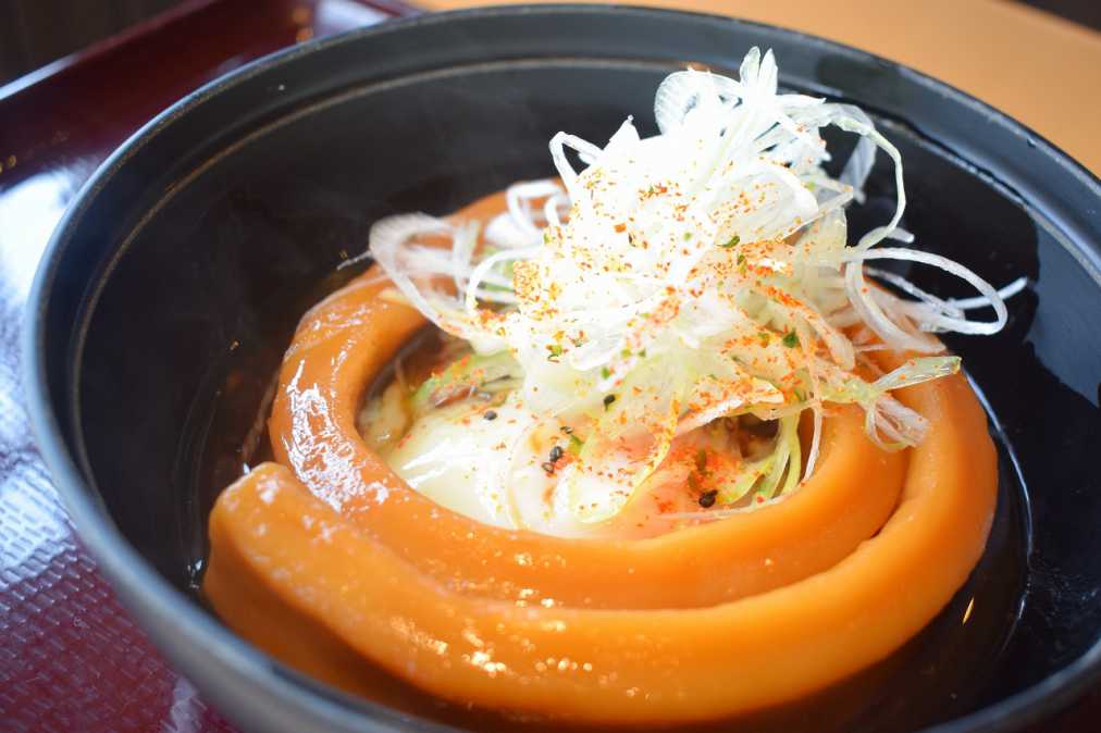 鬼平犯科帳にも出てくる「一本うどん」800円