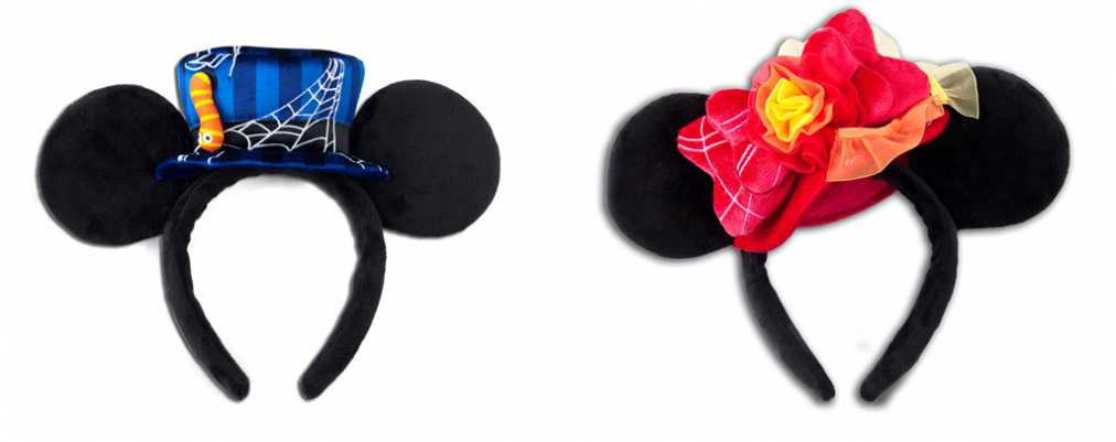 カチューシャ各1800円（東京ディズニーランド）