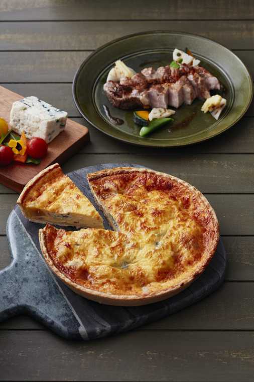 栗とゴルゴンゾーラチーズのキッシュ