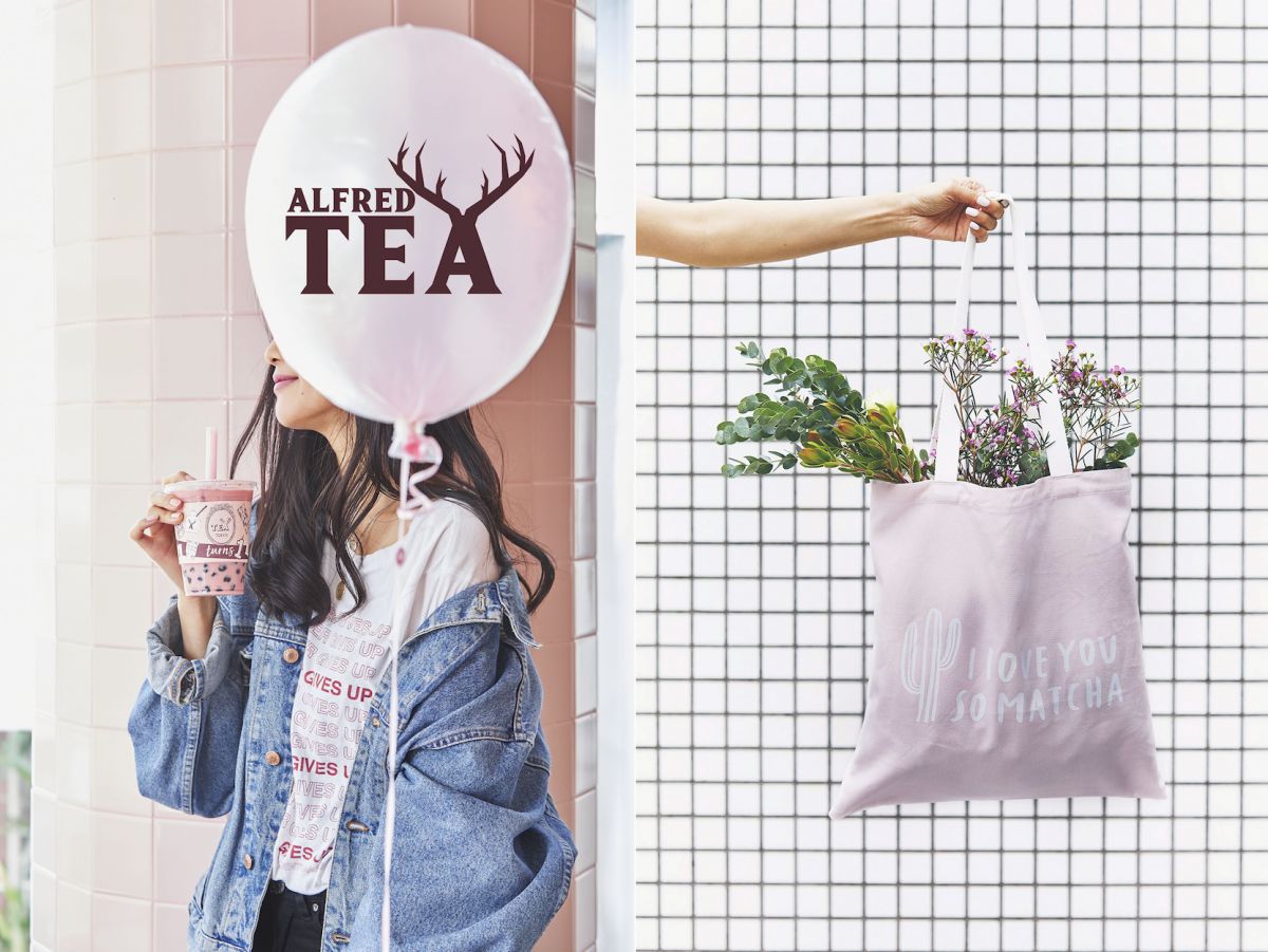 オープン記念の3日間限定でもらえるオリジナルのバルーンとトートバック