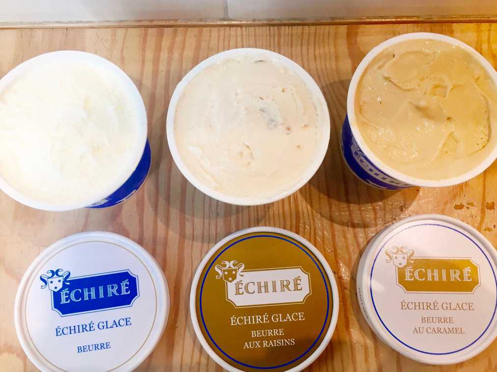 エシレ グラス/ブール562円、エシレ グラス/ブール・オ・レザン724円、エシレ グラス/ブール・オ・キャラメル562円